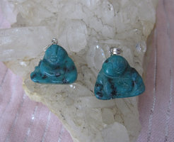 Boeddha Turkoois Hanger