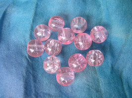 Glaskralen Roze 10