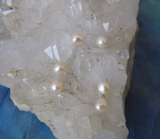 10 Zoetwater Parel Kralen Roze 