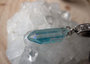 Aqua Aura Kristal Hanger _