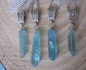 Aqua Aura Kristal Hanger _
